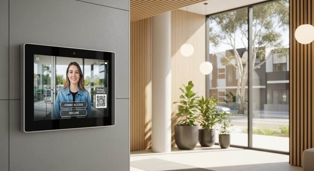 Cloud dashboard for managing intercom access in Australian buildings